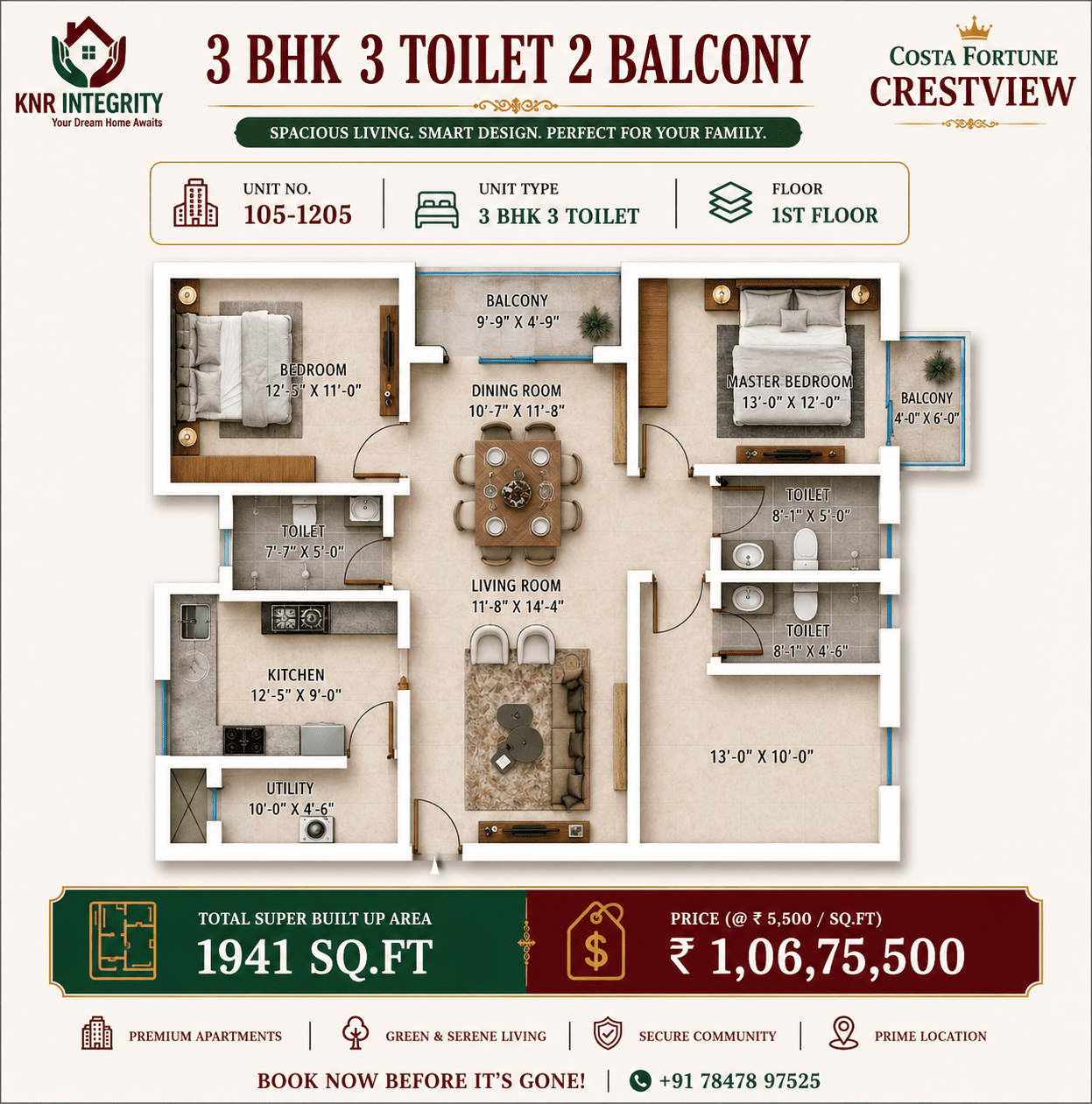 3BHK