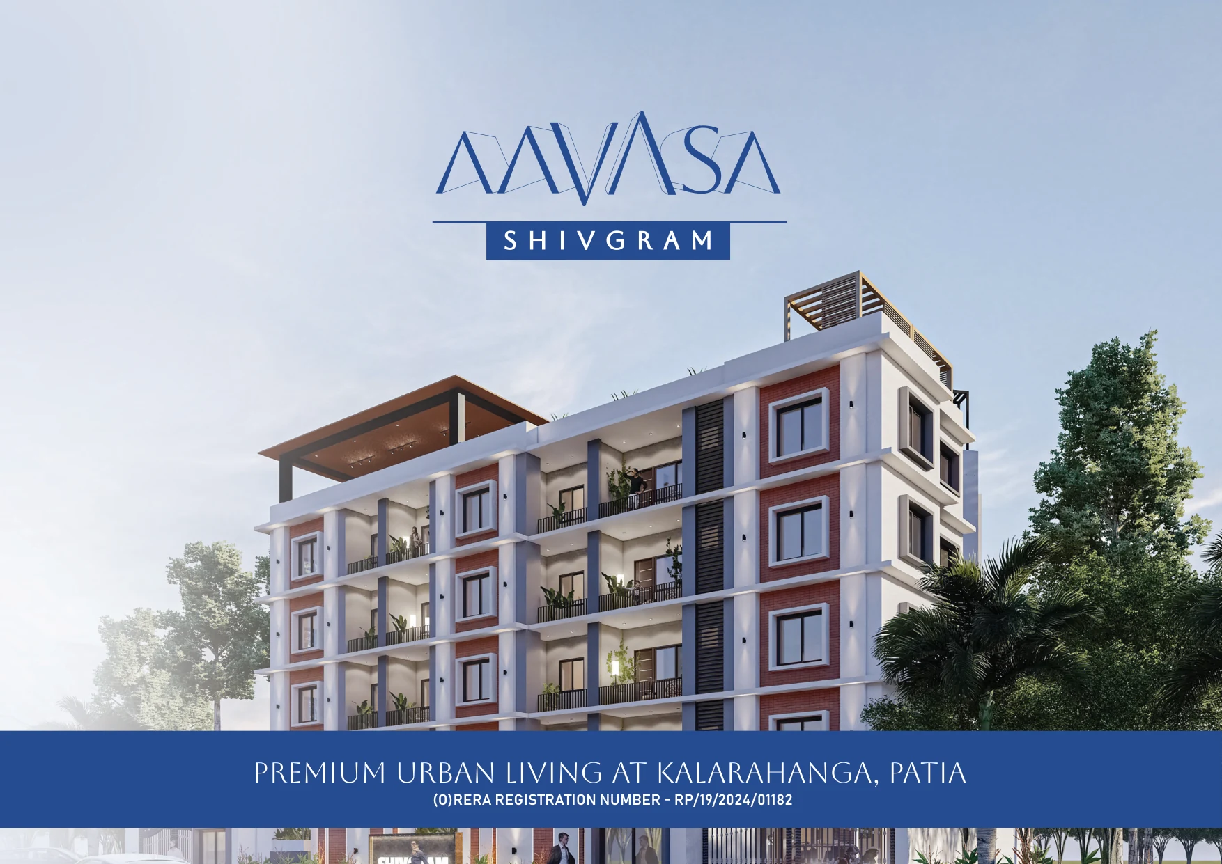 Aavasa Shivgram Residency Elevation & Floor Plan