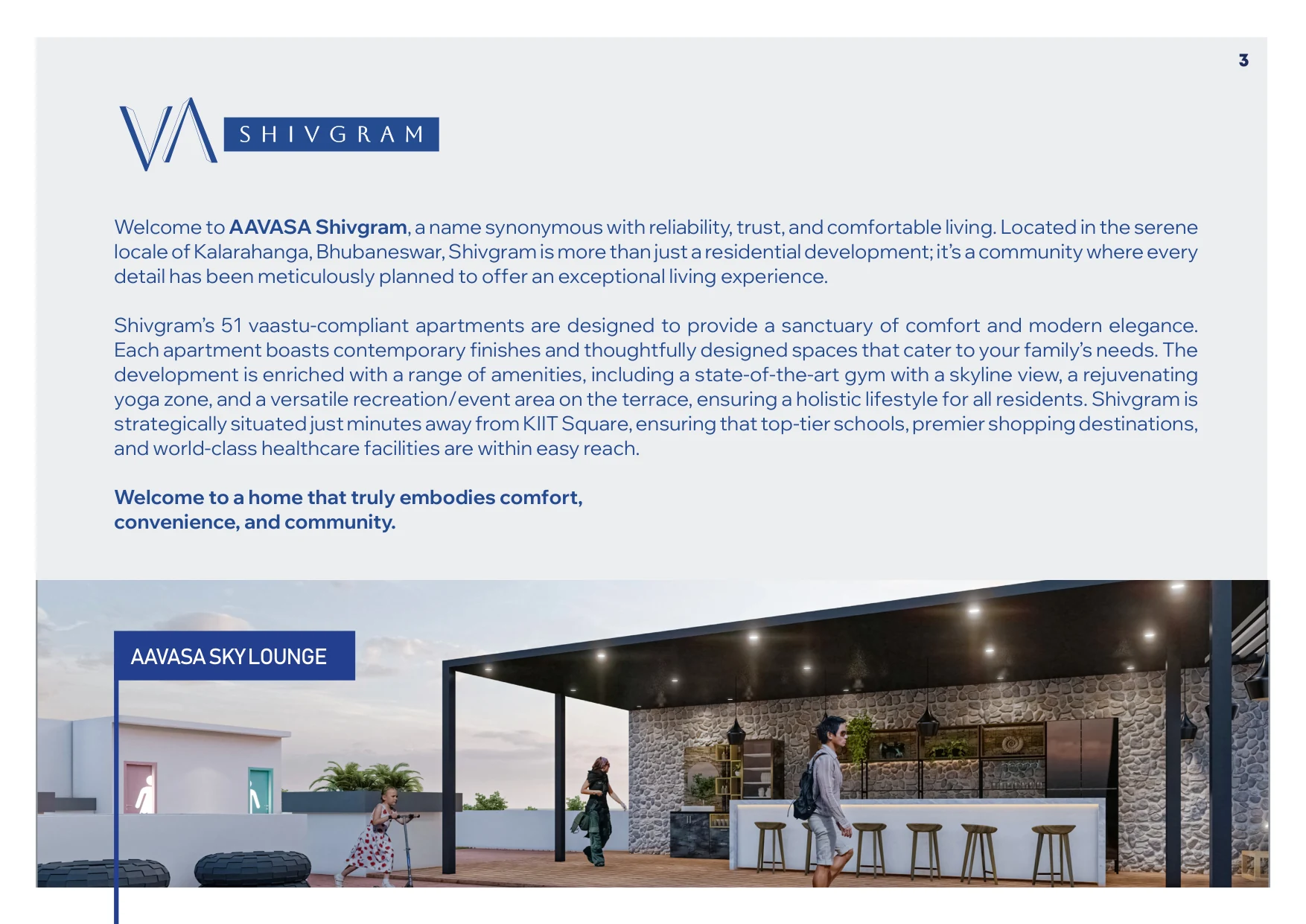 Aavasa Shivgram Residency Render 3