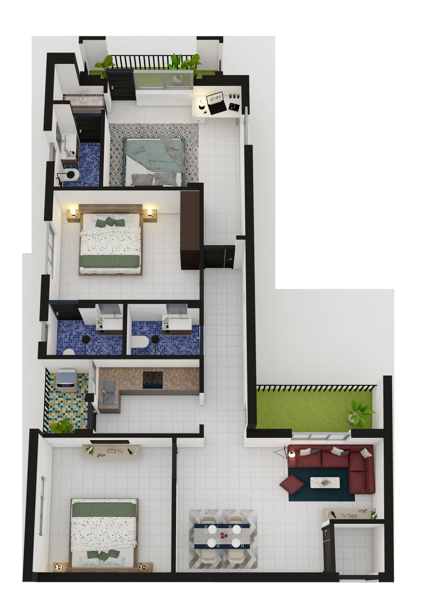 Aavasa Shivgram Residency Render 17