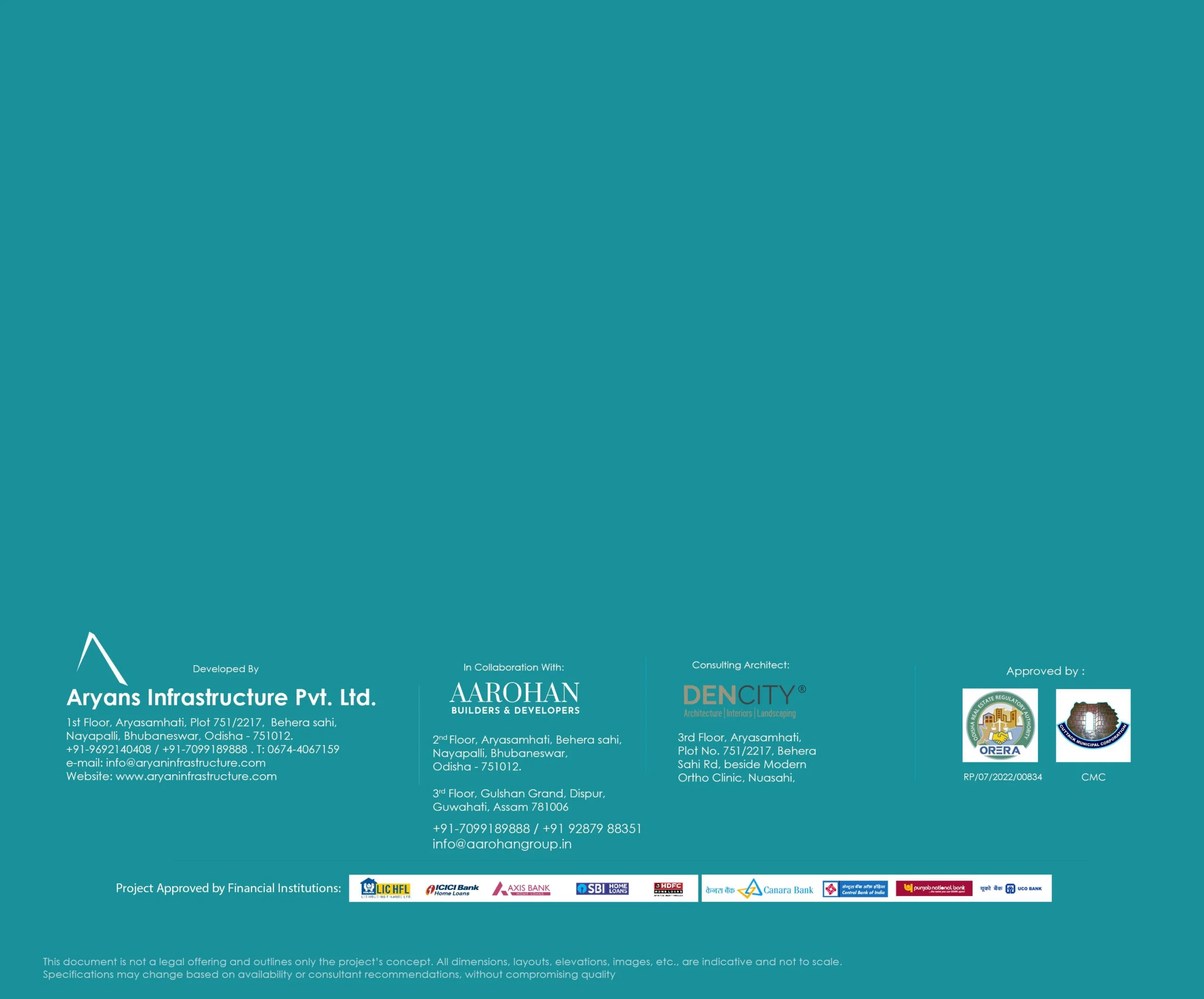 Aryavarta Luxury Living Elevation & Floor Plan
