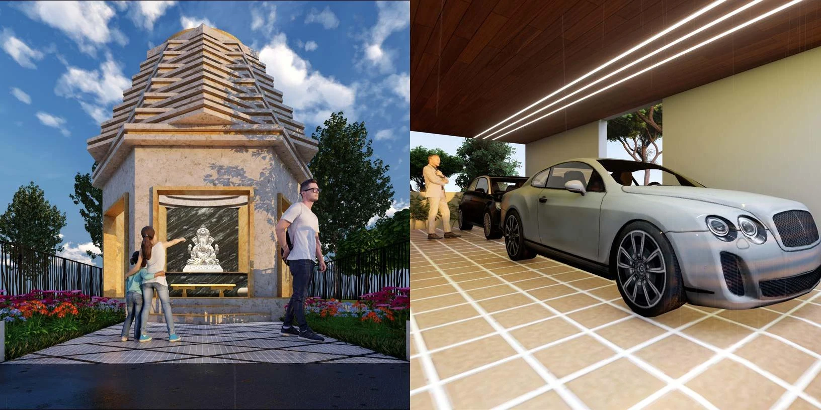 The Harmonious Haven Luxury Triplex Render 15