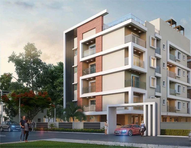 Numero Uno Residency Official Building Elevation Goenka Infratech Bomikhal Rasulgarh