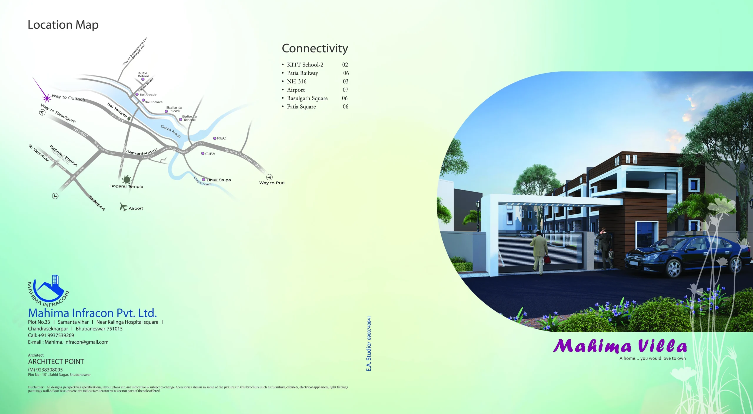 Mahima Villa Elevation & Floor Plan
