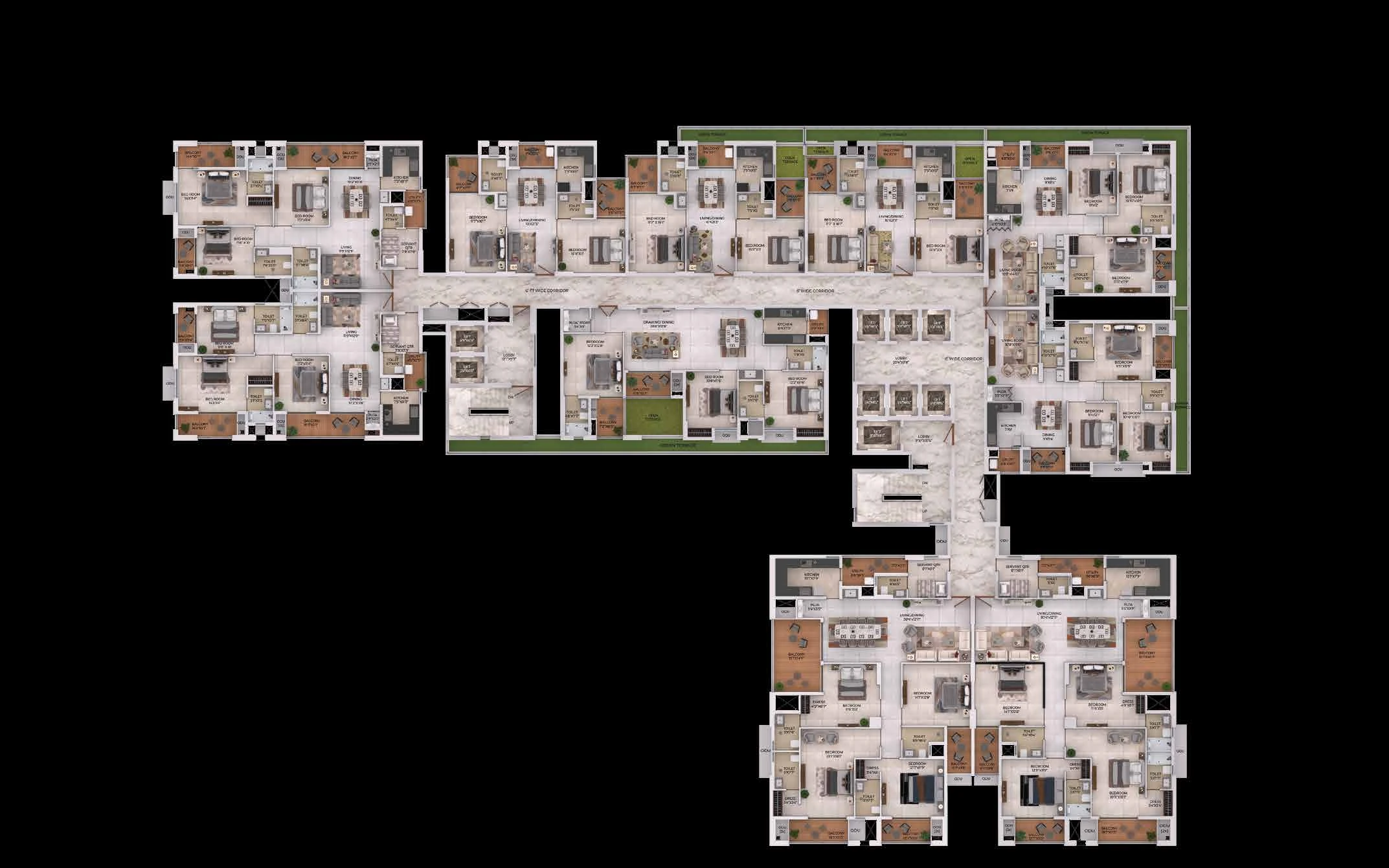 Solitaire Sky Residences Render 21