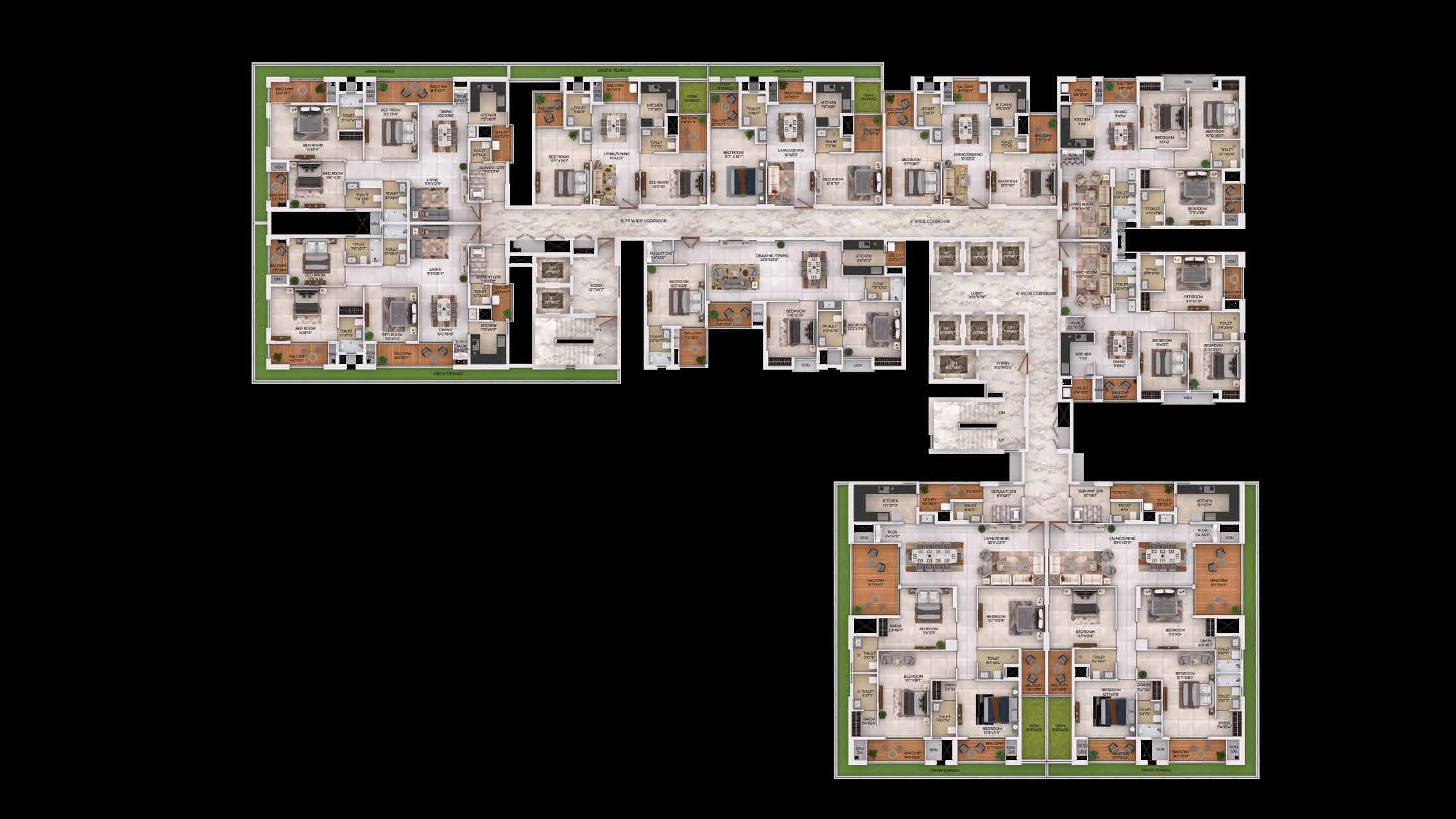 Solitaire Sky Residences Render 22