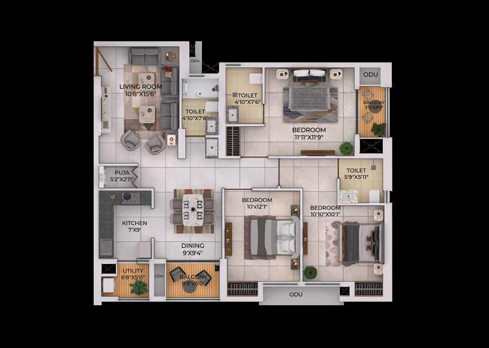 Solitaire Sky Residences Render 20
