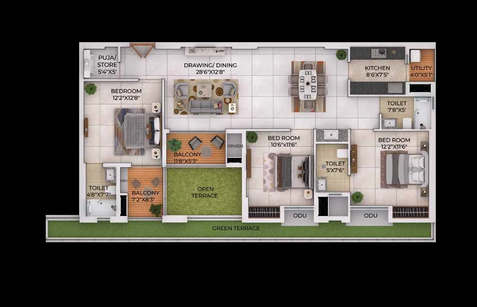 Solitaire Sky Residences Render 23