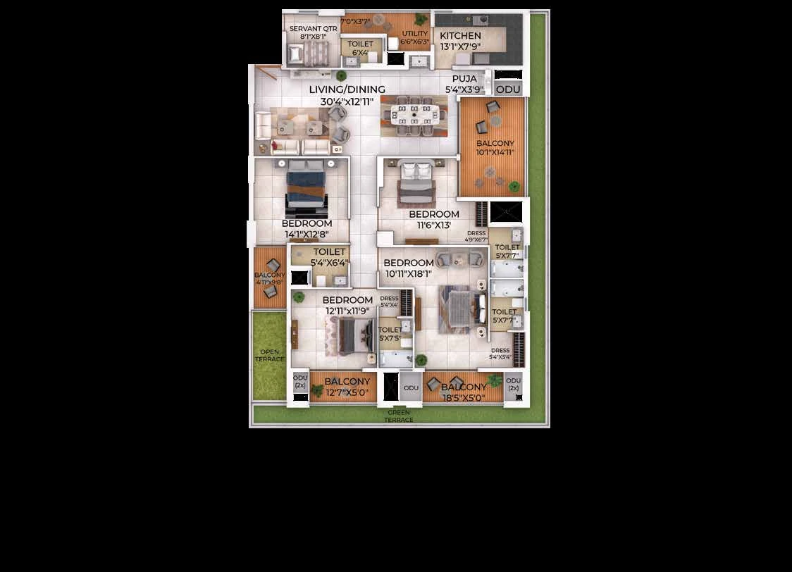 Solitaire Sky Residences Render 25