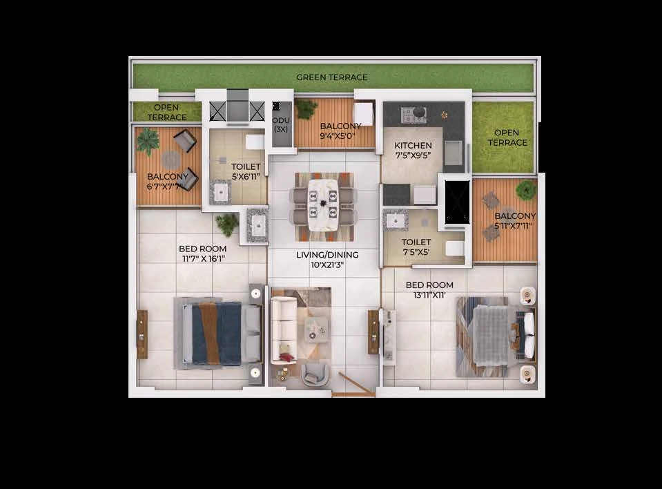 Solitaire Sky Residences Render 26