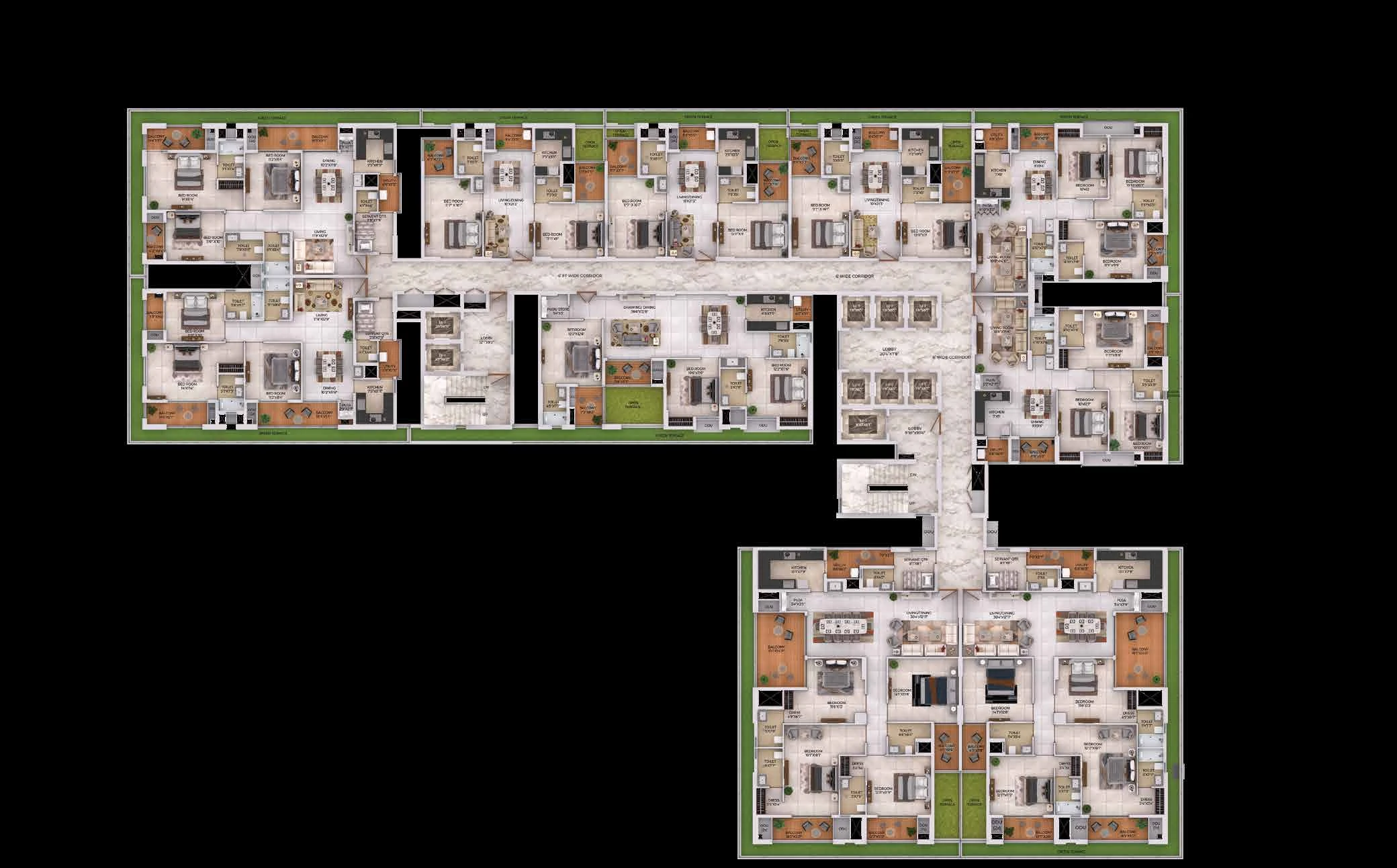 Solitaire Sky Residences Render 14