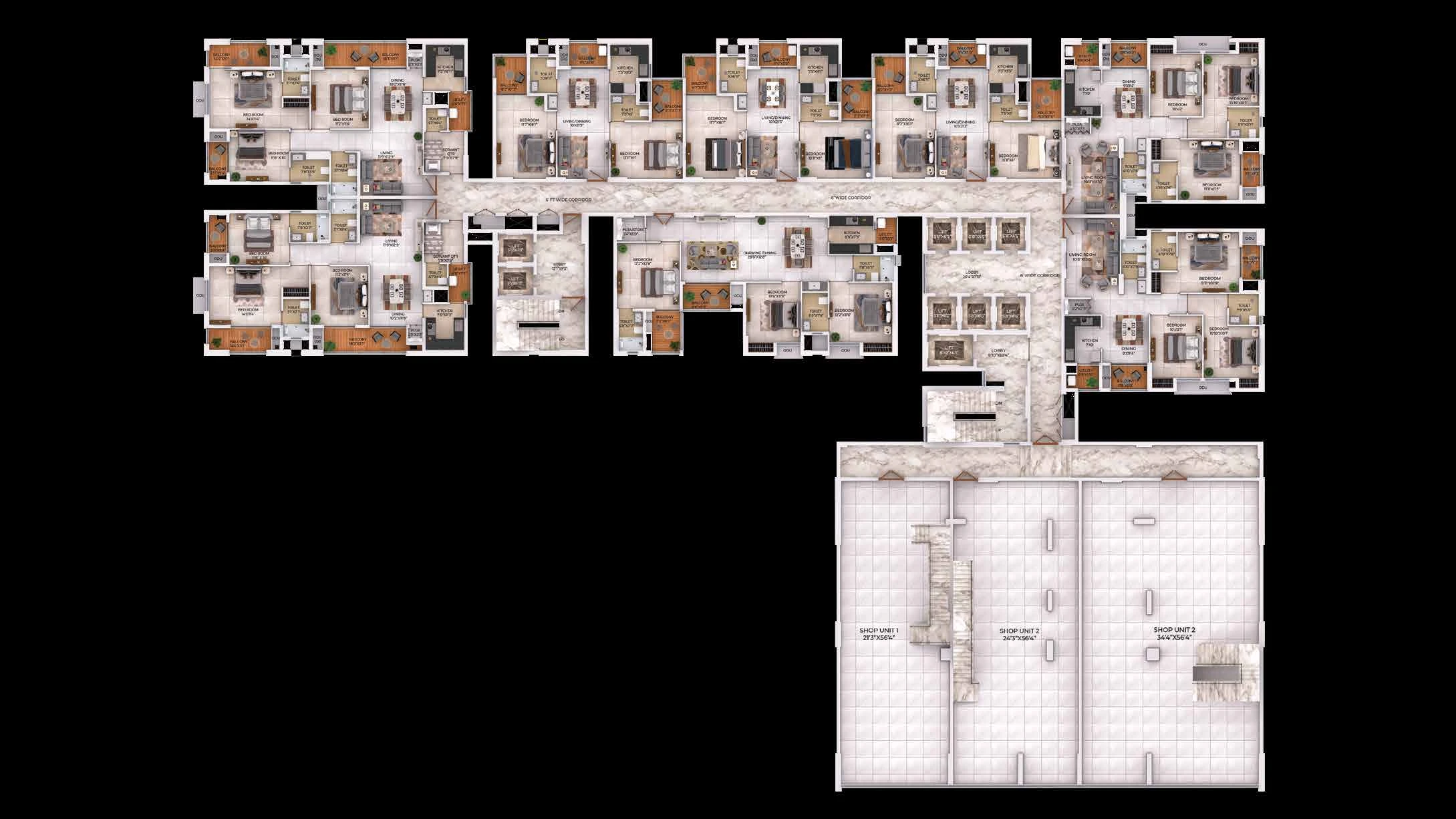 Solitaire Sky Residences Render 16