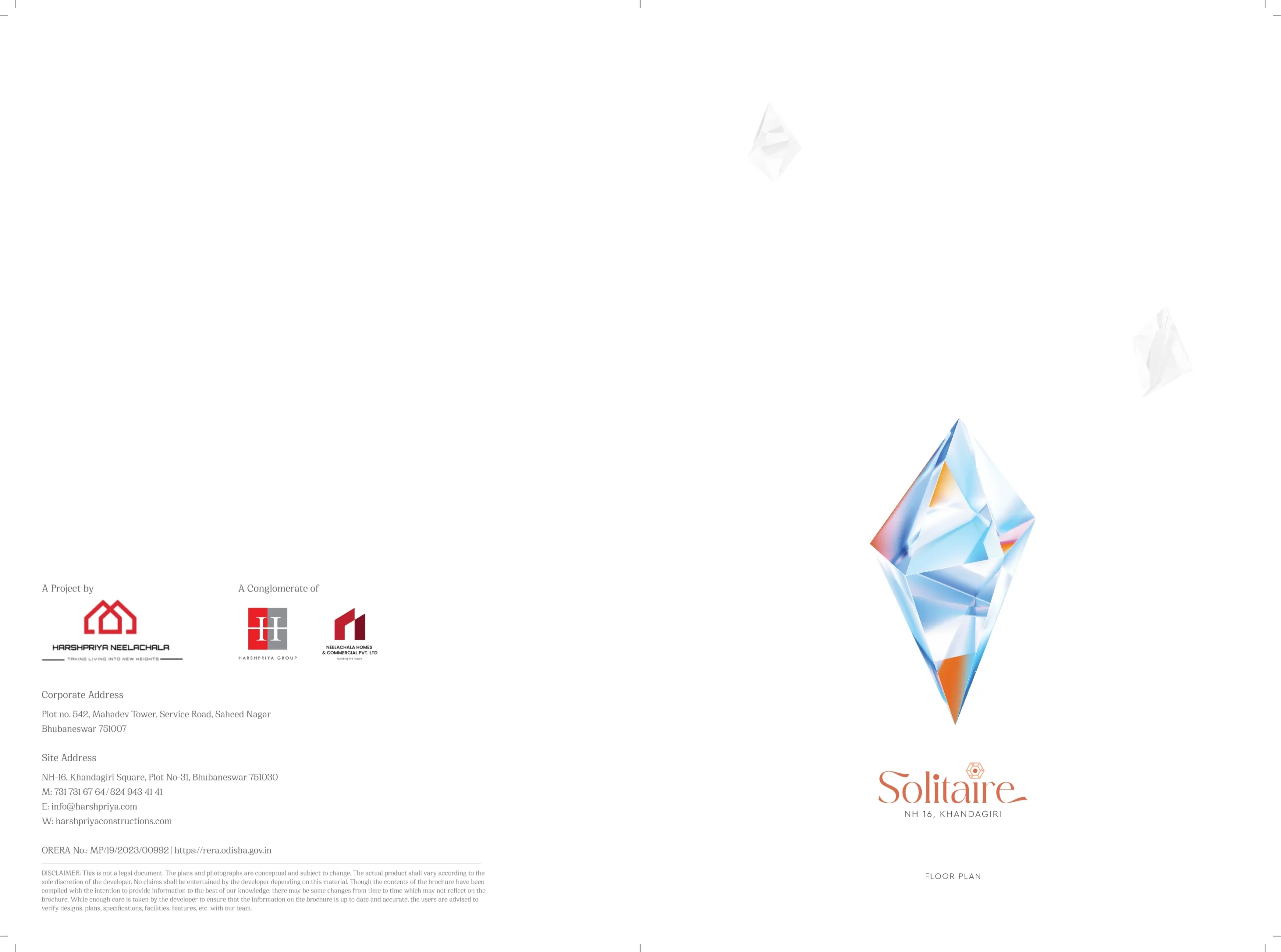 Solitaire Sky Residences Elevation & Floor Plan