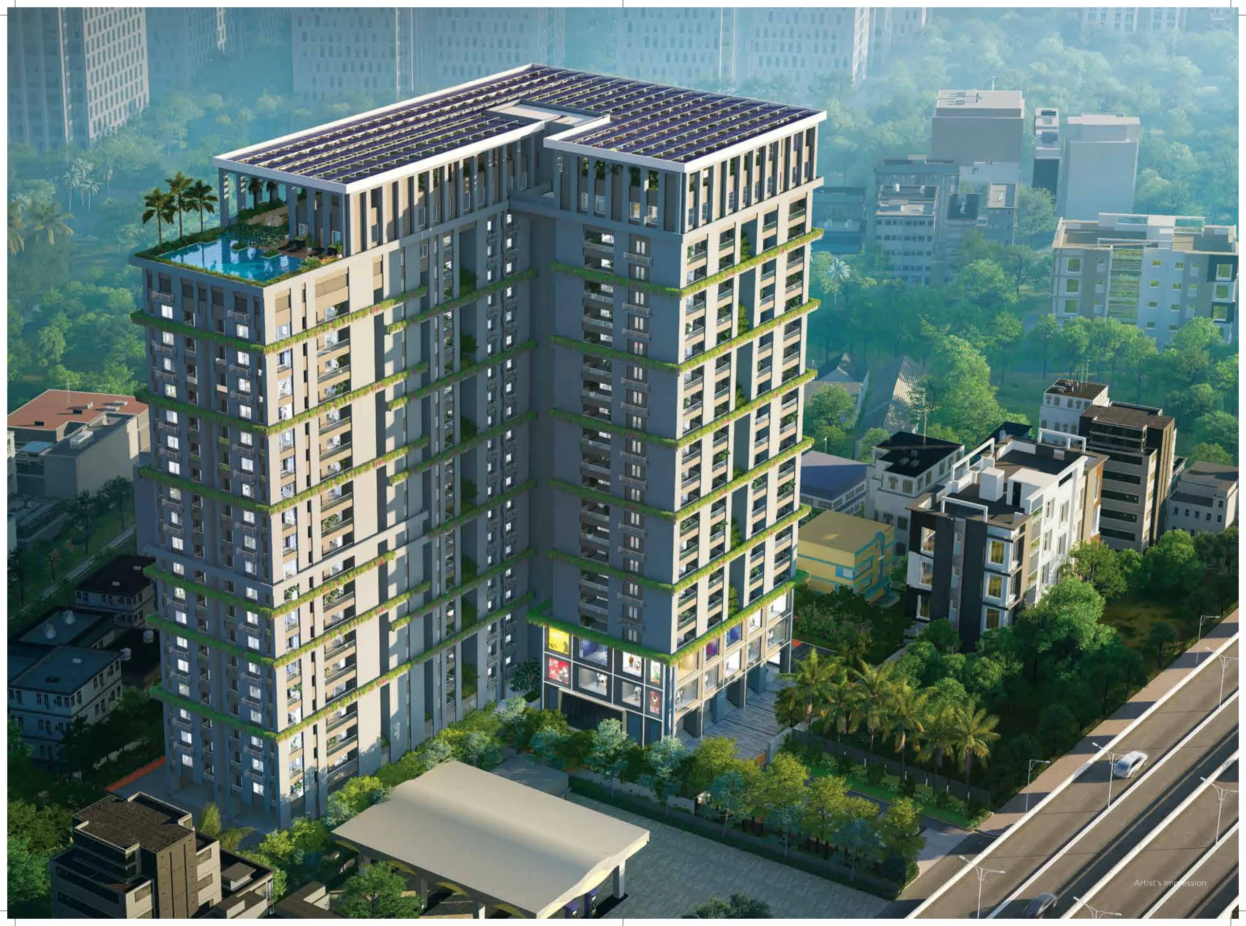 Solitaire Sky Residences Render 2