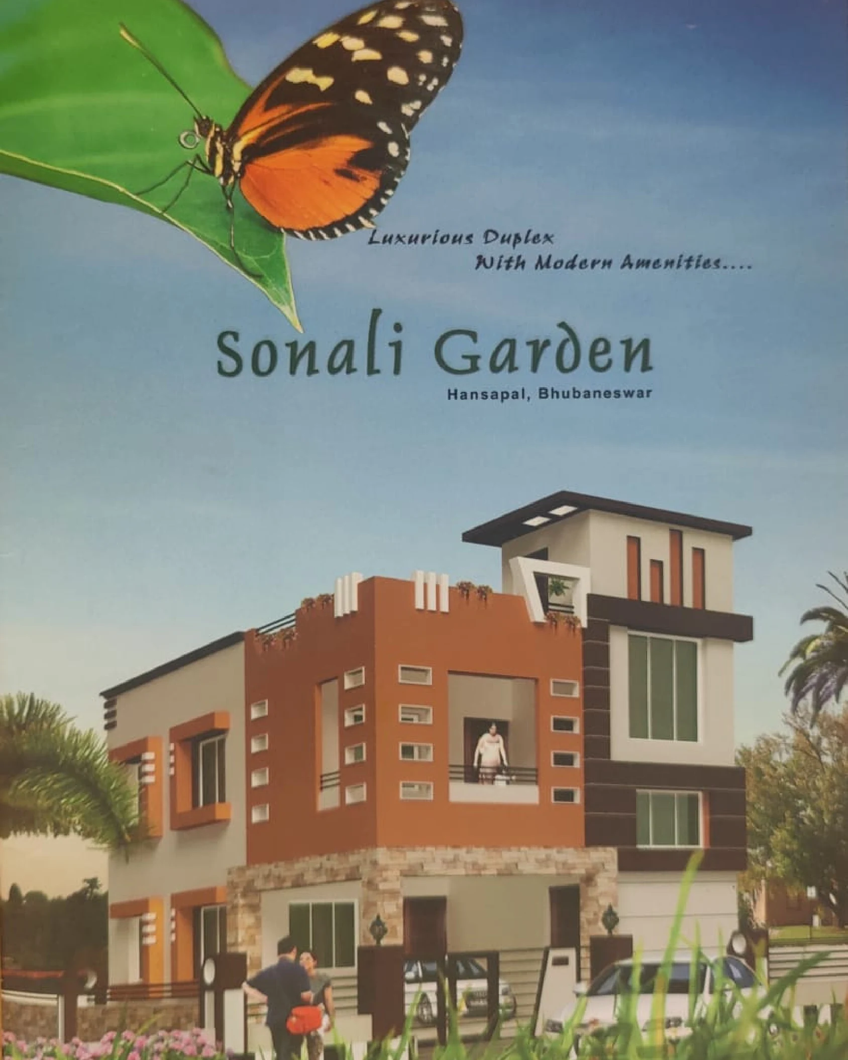 Sonali Garden Luxury Duplex Elevation & Floor Plan
