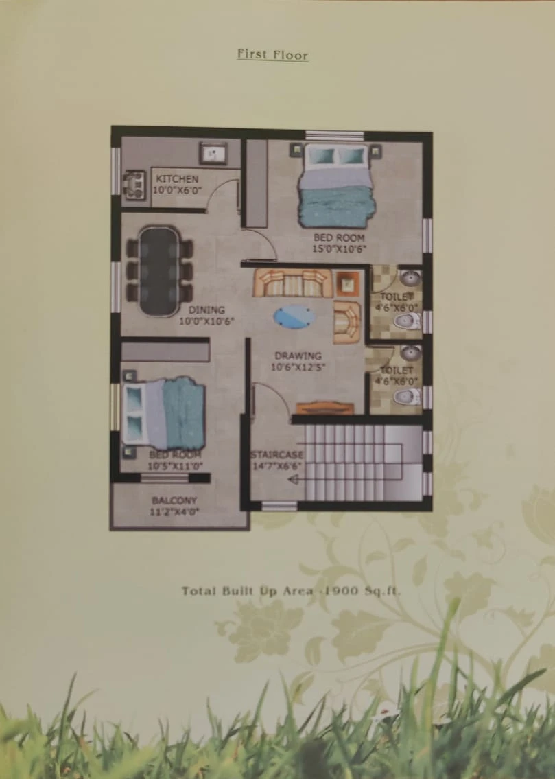 Sonali Garden Luxury Duplex Render 15