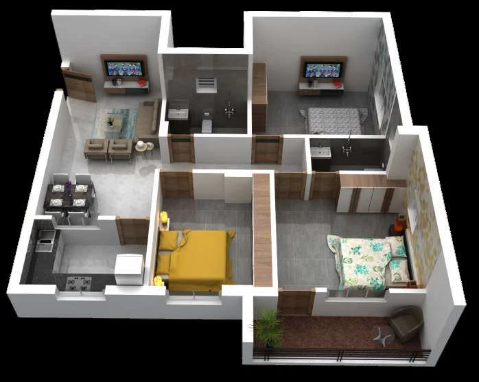 Krishna Residency Render 15