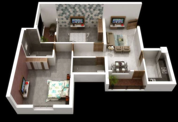 Krishna Residency Render 13