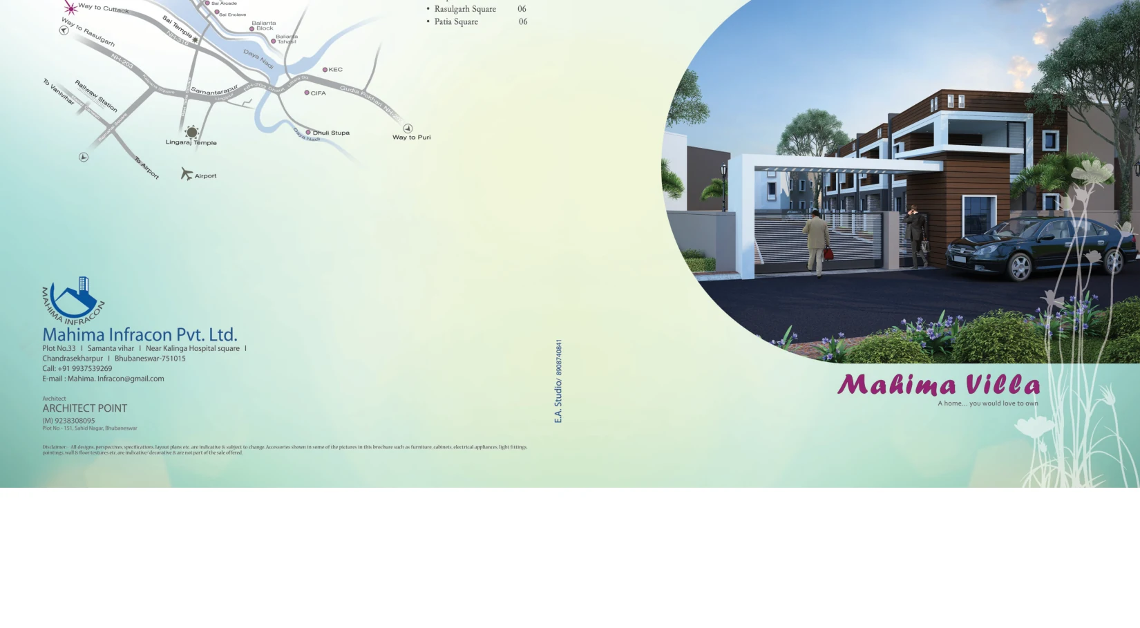 The Harmonious Haven Luxury Triplex Elevation & Floor Plan
