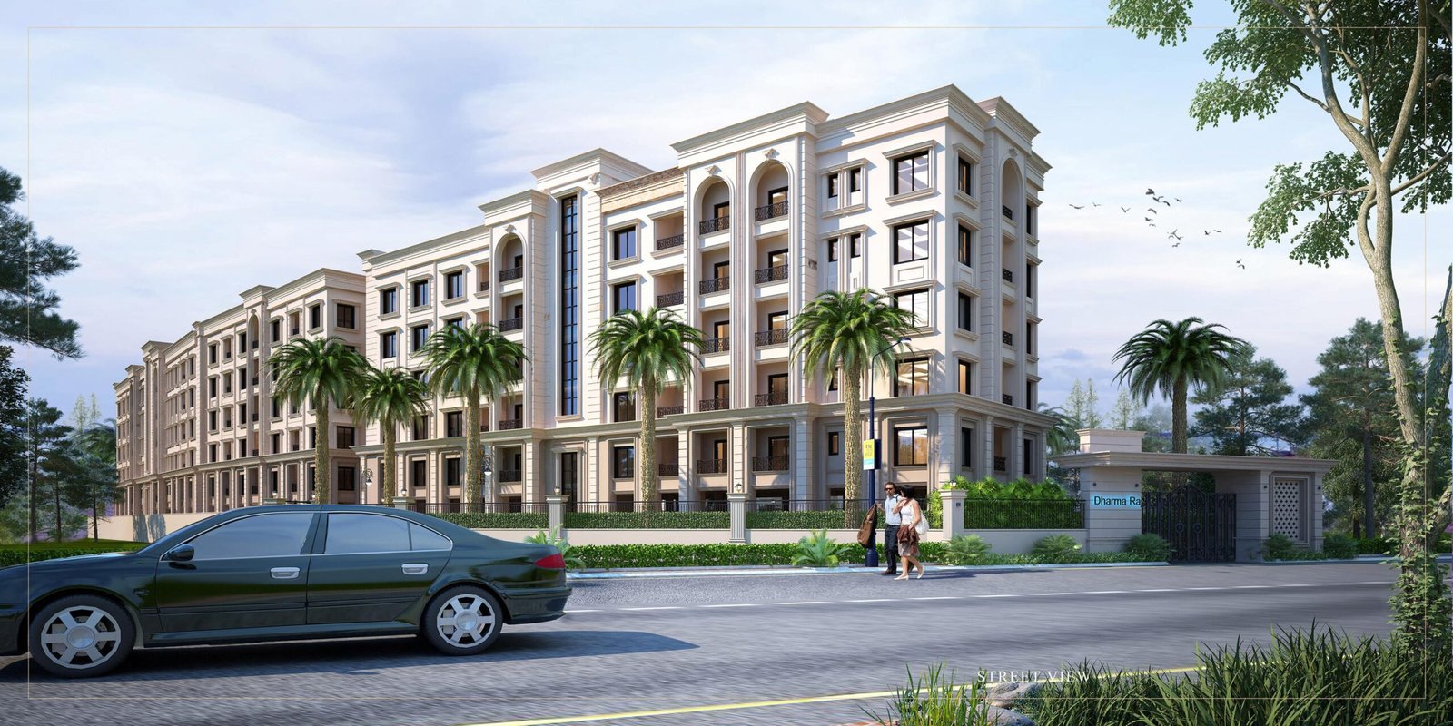 Dharma Raj Luxury Apartments Classical Elevation Gadakana Mancheswar Bhubaneswar